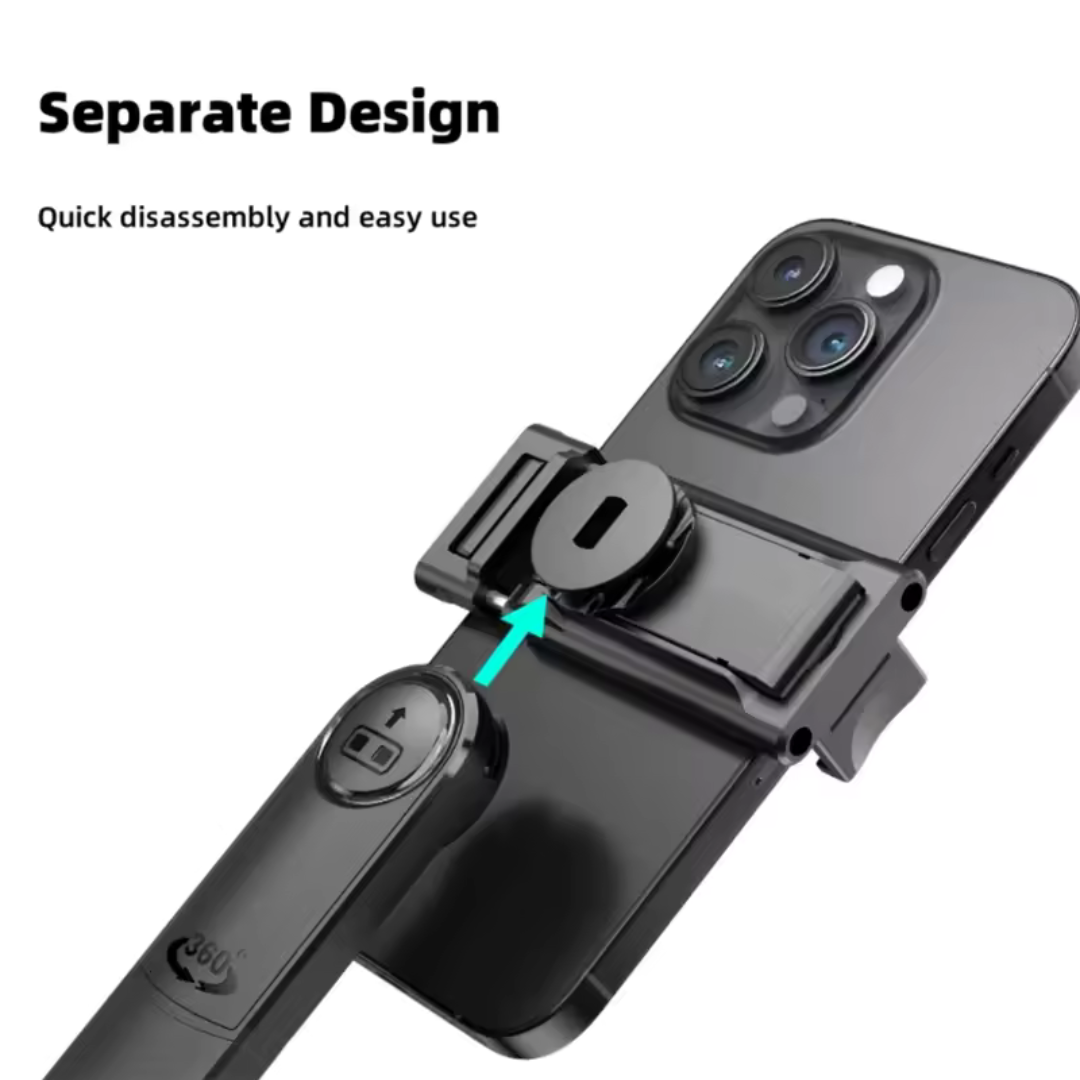in 1 Selfie Tripod Gimbal Stabilizer for Cell Phone 360°Auto-Rotation AI Tracking Shooting Quadrapod And Remote Control